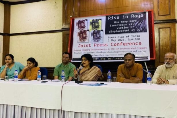 The displacement of ad hoc teachers at Delhi University has triggered widespread protests and calls for action.