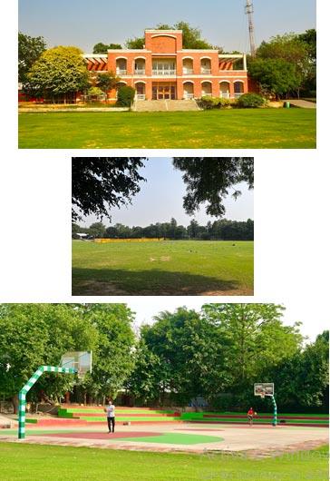 Basketball court at Hindu college: best sports facilities at DU
