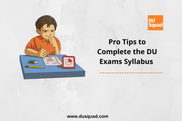 tips for completing exam syllabus