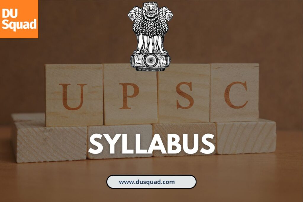 UPSC IES exam syllabus