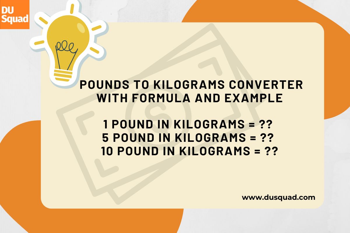 Pounds to Kilograms Converter