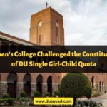 St. Stephen’s Challenged the DU Single Girl-Child Quota