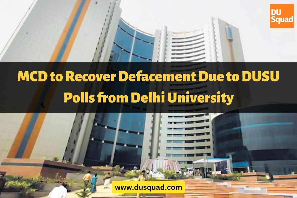 Defacement Due to DUSU Polls