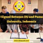 MoU Signed Between DU and Pamulang University