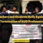 termination of AUD professors