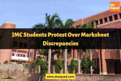 JMC students’ protest