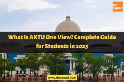 AKTU One View